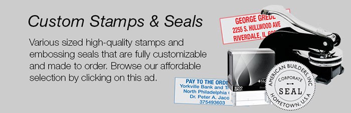 Custom Stamps & Seals