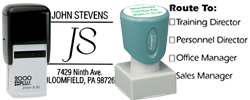 Square Address Stamps