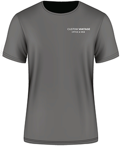 TSHIRT-01 - Grey Custom T-Shirt