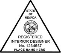 Nevada Interior Designer Professional Stamp