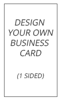 BC-00-1SIDE-V - 1 - Sided Vertical Business Card